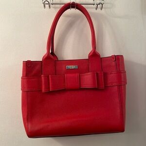 Red Kate Spade Purse w/ Bow
